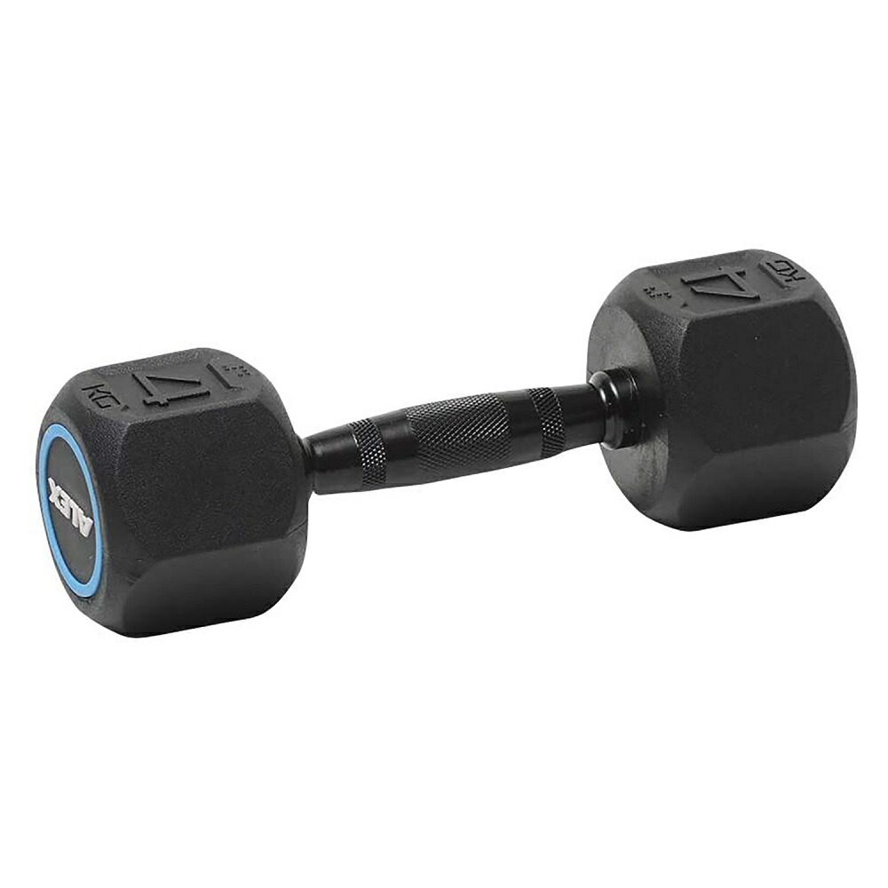 楽天市場】一部入荷まち【日本総代理店】ALEX ラバー HEXダンベル 1本