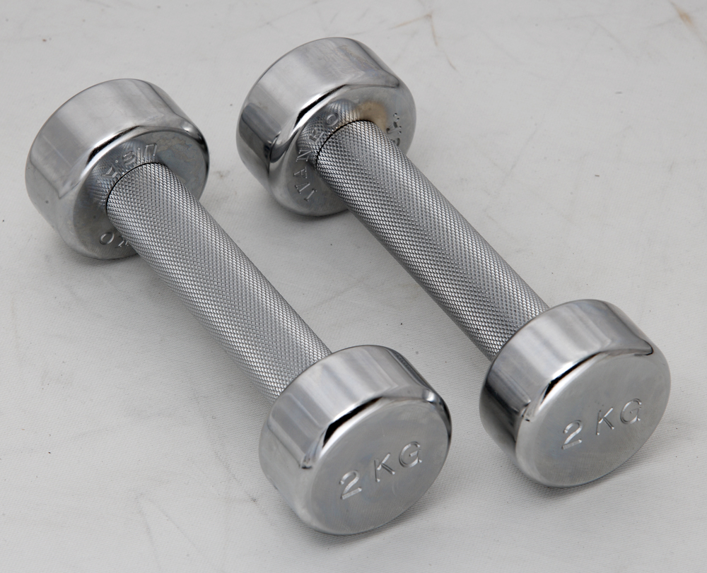 IVANKO 回転式 クロームダンベル 正規品 ペア 10kg