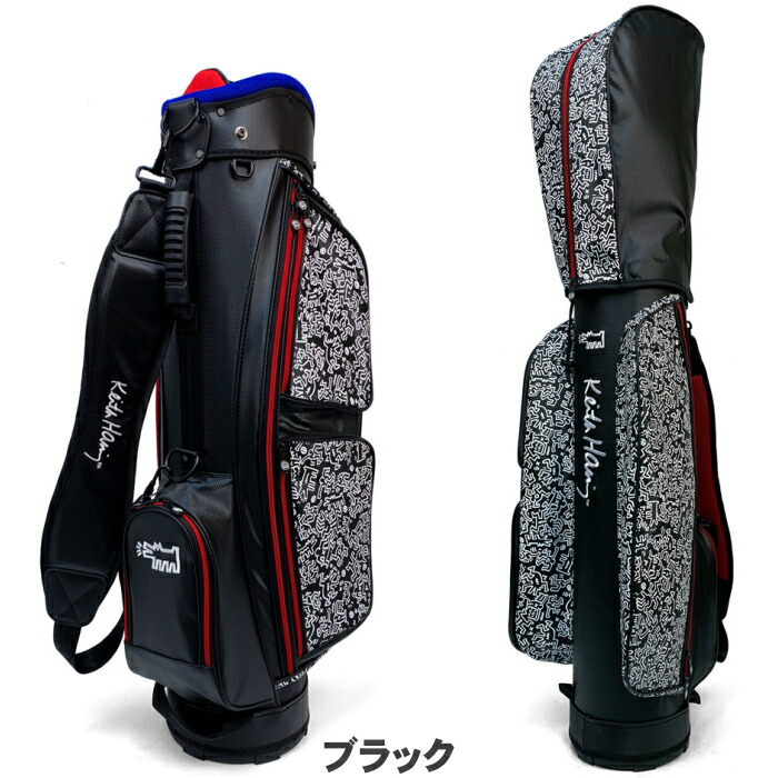 楽天市場】キースヘリング KHCB-03 軽量キャディバッグ 7.5型 ユニ
