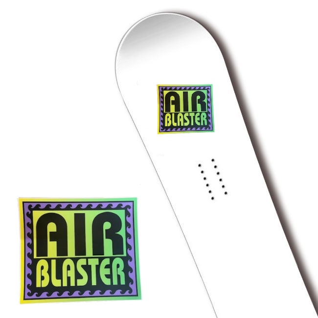 楽天市場】AIR BLASTER（ステッカー｜スキー・スノーボード用