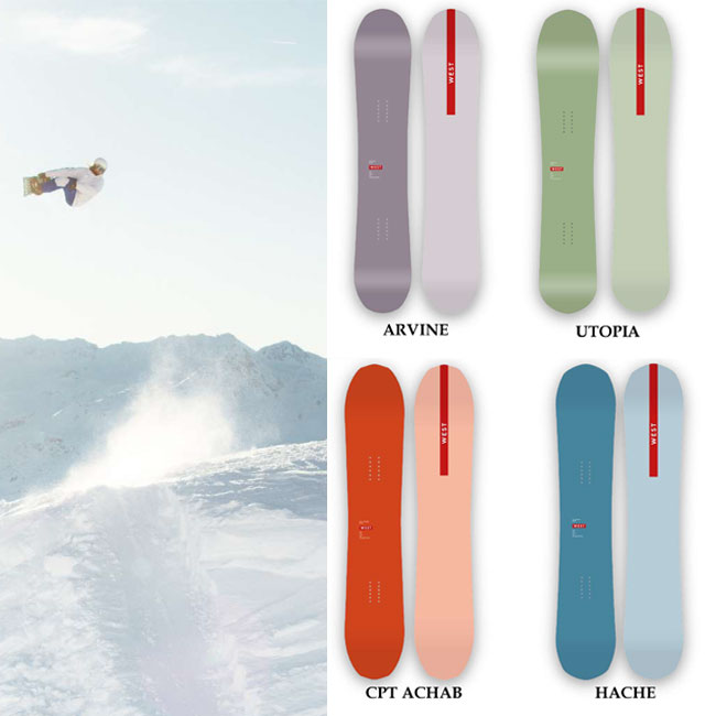 楽天市場】ウエスト スノーボード WEST SNOWBOARD LA HACHE 25-26 ラ