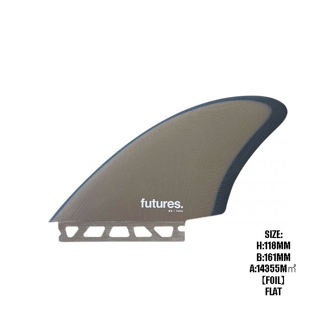 楽天市場】フューチャー フィン ツインキール FUTURES FIBER GLASS