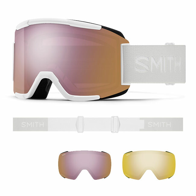 楽天市場】SMITH スミス ゴーグル SQUAD WHITE VAPOR CP ROSE GOLD