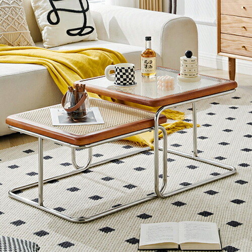 楽天市場】【レビュー特典】ネストテーブル センターテーブル 2個