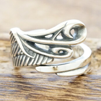 楽天市場】1987年（モチーフ羽根）（指輪・リング｜メンズジュエリー