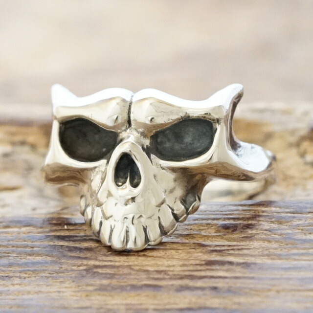 楽天市場】オーガ スカル リング指輪 鬼 骸骨 ドクロメンズ レディース