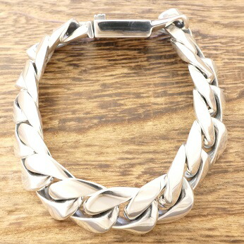 楽天市場】喜平 ブレスレット メンズシルバー 925 太め 極太 チェーン