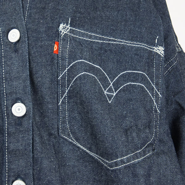 楽天市場】Levi's リーバイス レッド レディース デニム ワークシャツ