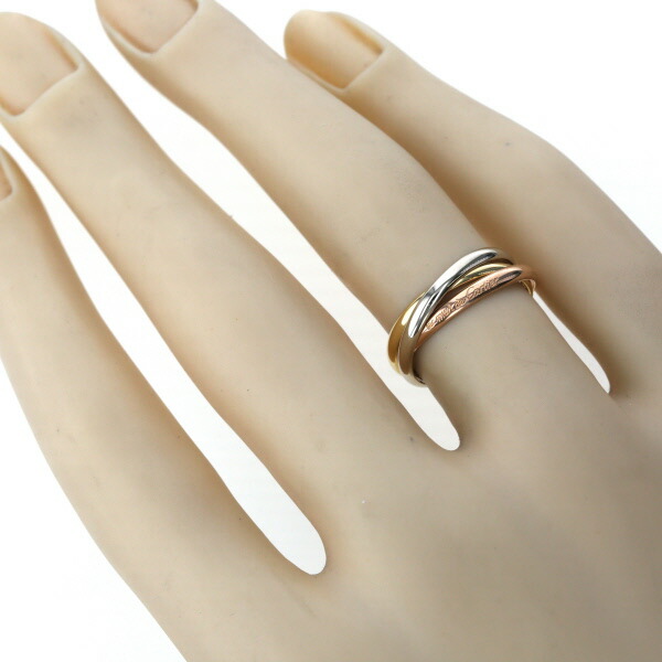 楽天市場】Cartier カルティエ K18YG WG PG スリーカラーゴールド