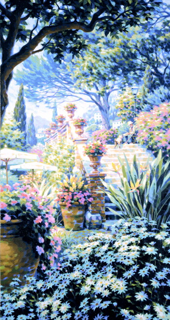 楽天市場】笹倉鉄平 「幸せな公園」 2002年 シルクスクリーン 額付版画