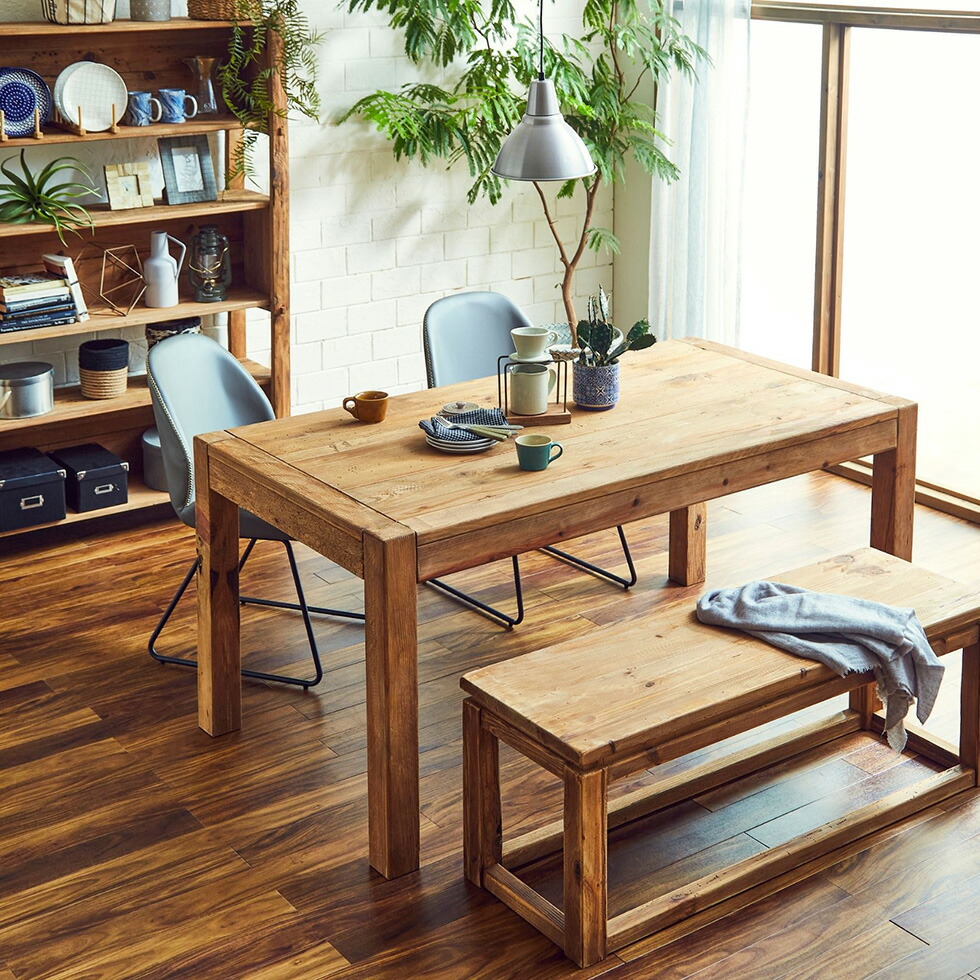 楽天市場】ダイニングテーブル ダイニング 160 木製 天然木 テーブル 4