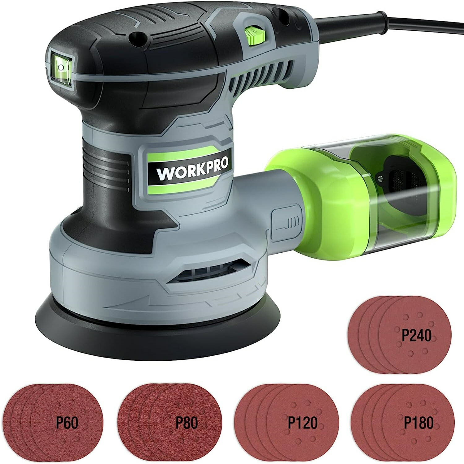 楽天市場】【10%OFF】WORKPRO サンダー 電動サンダー ランダムサンダー