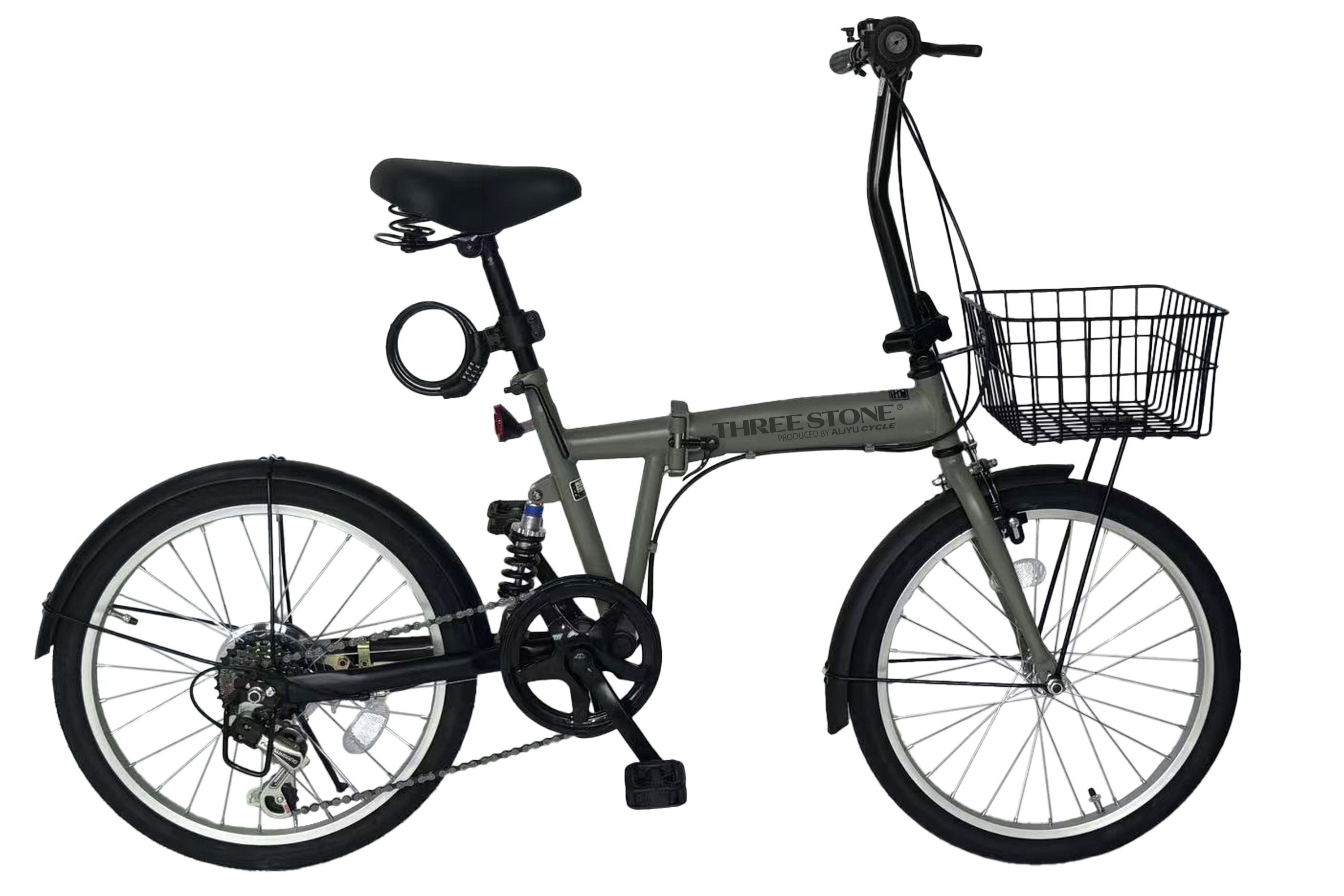 楽天市場】【リニューアル・新色登場！】THREE STONE 折りたたみ自転車