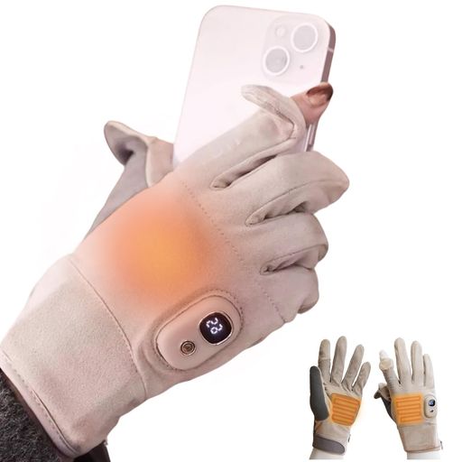 楽天市場】[GATHERATER]電熱グローブヒーター手袋2指出し3000mAh5段