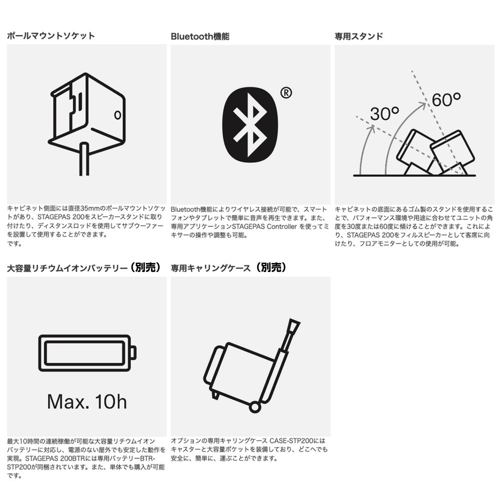 楽天市場】YAMAHA ヤマハ STAGEPAS200 バッテリー非搭載モデル