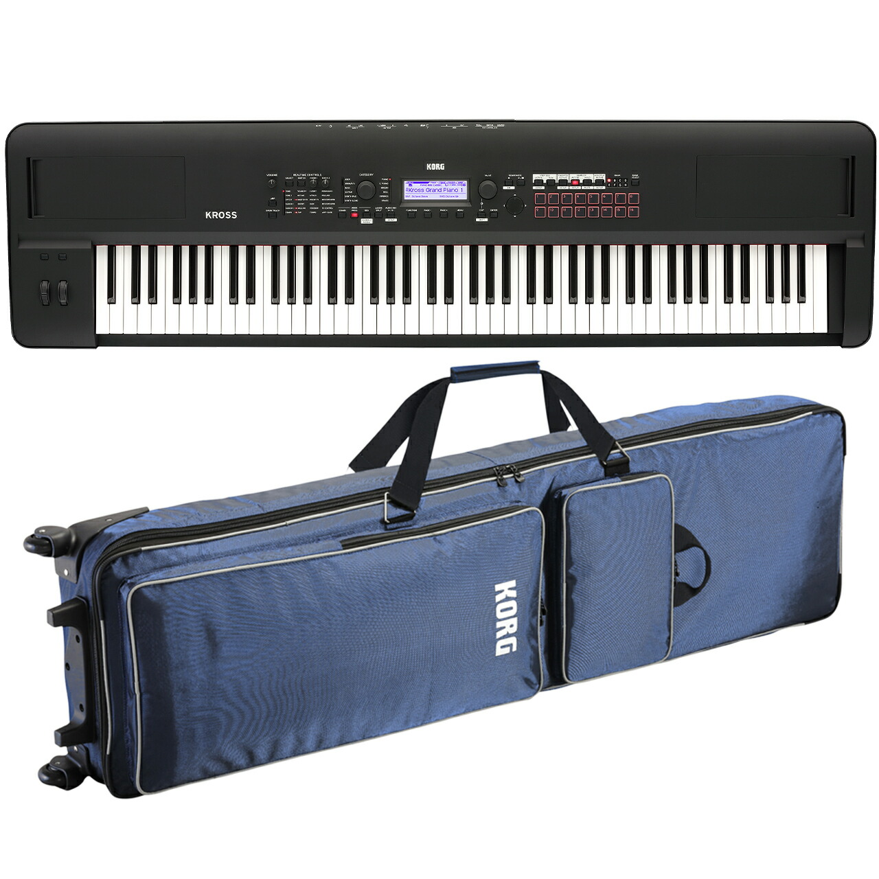 楽天市場】KORG コルグ KROSS2-88 MB 専用ケースセット 88鍵