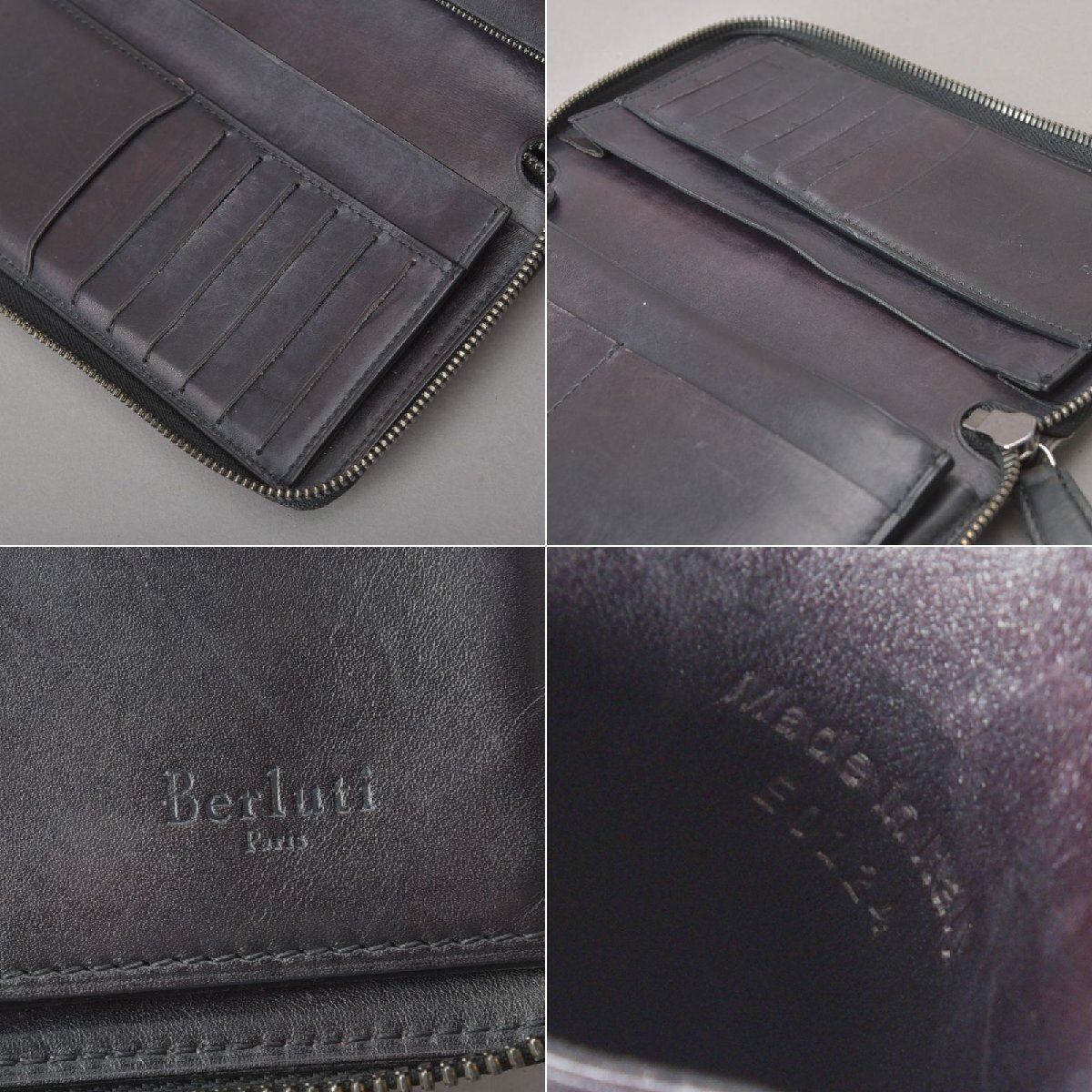 楽天市場】Berluti ベルルッティ ラウンドファスナー長財布