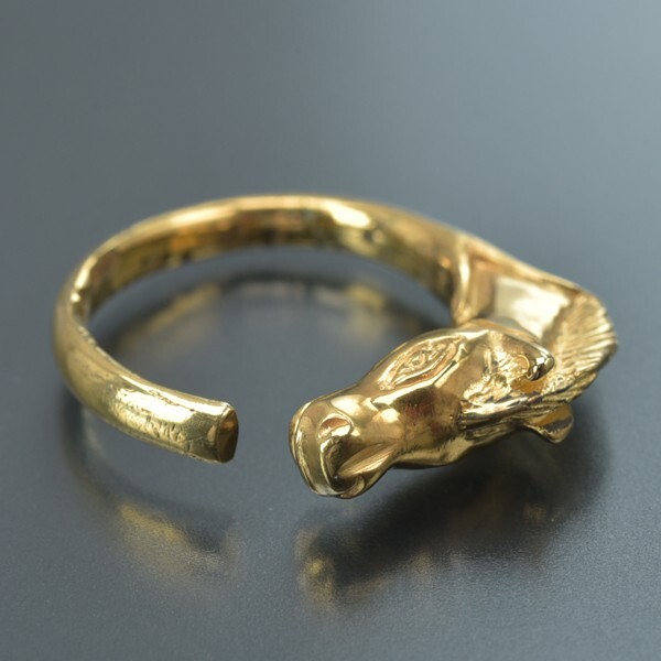 楽天市場】磨き済 HERMES エルメス シュバルホース リング 12号