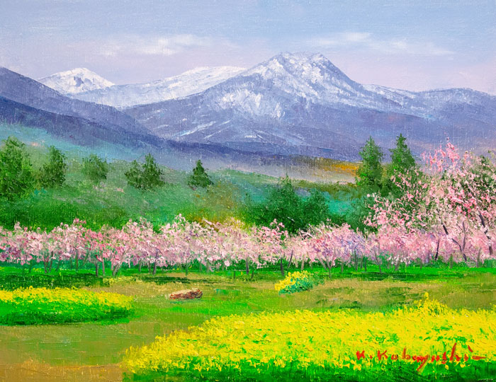 楽天市場】小林幸三 「 妙高山 」 油絵 油彩画 F6 ( 6号 ) : 内田画廊