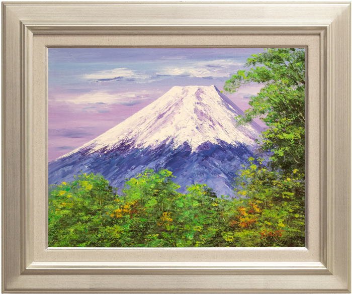 楽天市場】西村拡人『富士山』油絵・油彩 F6(6号) : 内田画廊