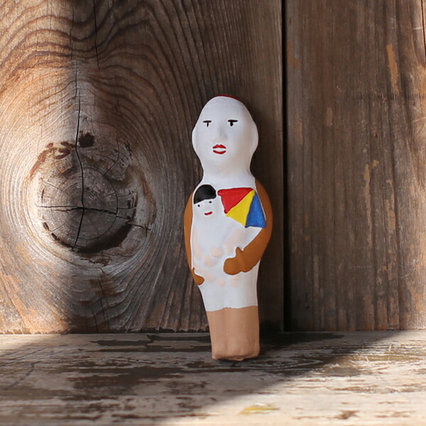 楽天市場】置物 尾崎人形 赤毛の子守 土笛 尾崎人形 陶器 五八PRODUCTS