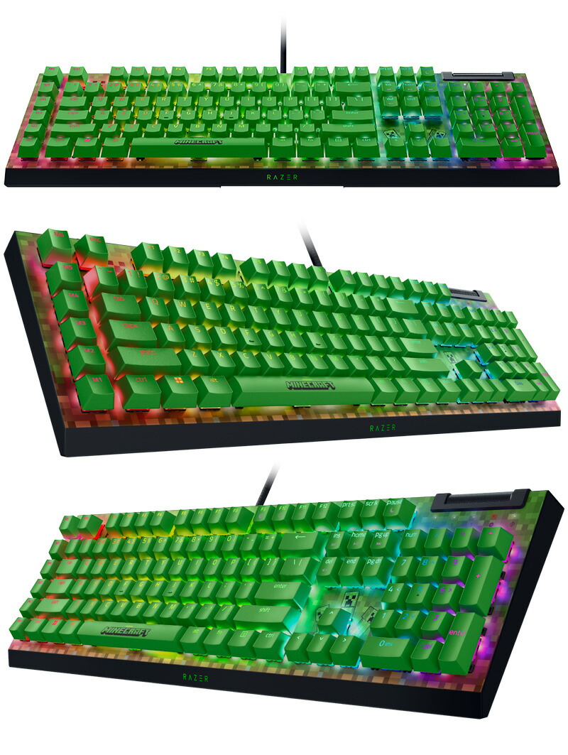 楽天市場】【Razer公式】 Razer BlackWidow V4 X Minecraft Edition