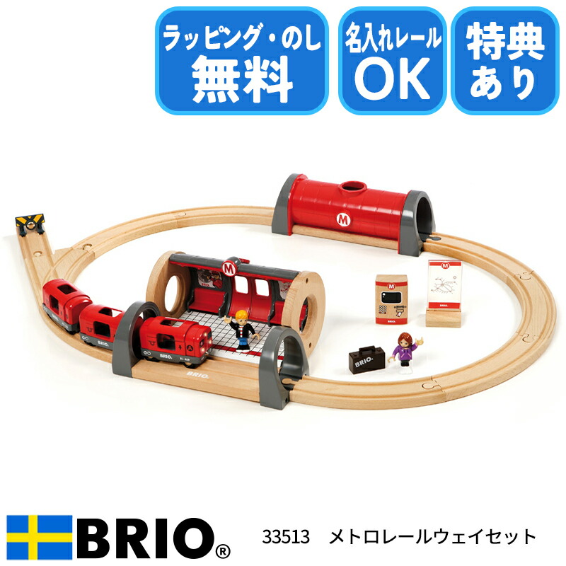 楽天市場】びっくり特典あり！BRIO ブリオ メトロレールウェイセット