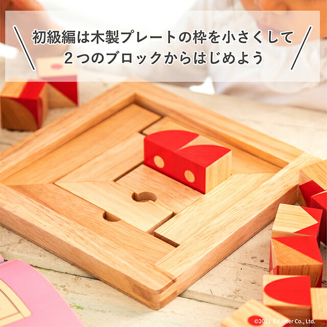 楽天市場】エドインター GENI 脳活キューブ 807774 木製知育パズル