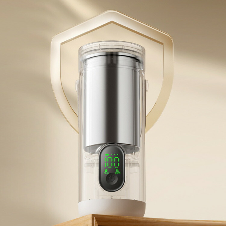 楽天市場】充電式 ワイヤレス 6段階 18W急速充電 電気ケトル USB