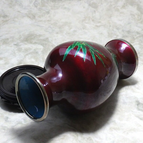 楽天市場】＼27日11:59迄10％OFFクーポン／ 七宝焼き 中国 七宝焼 花瓶