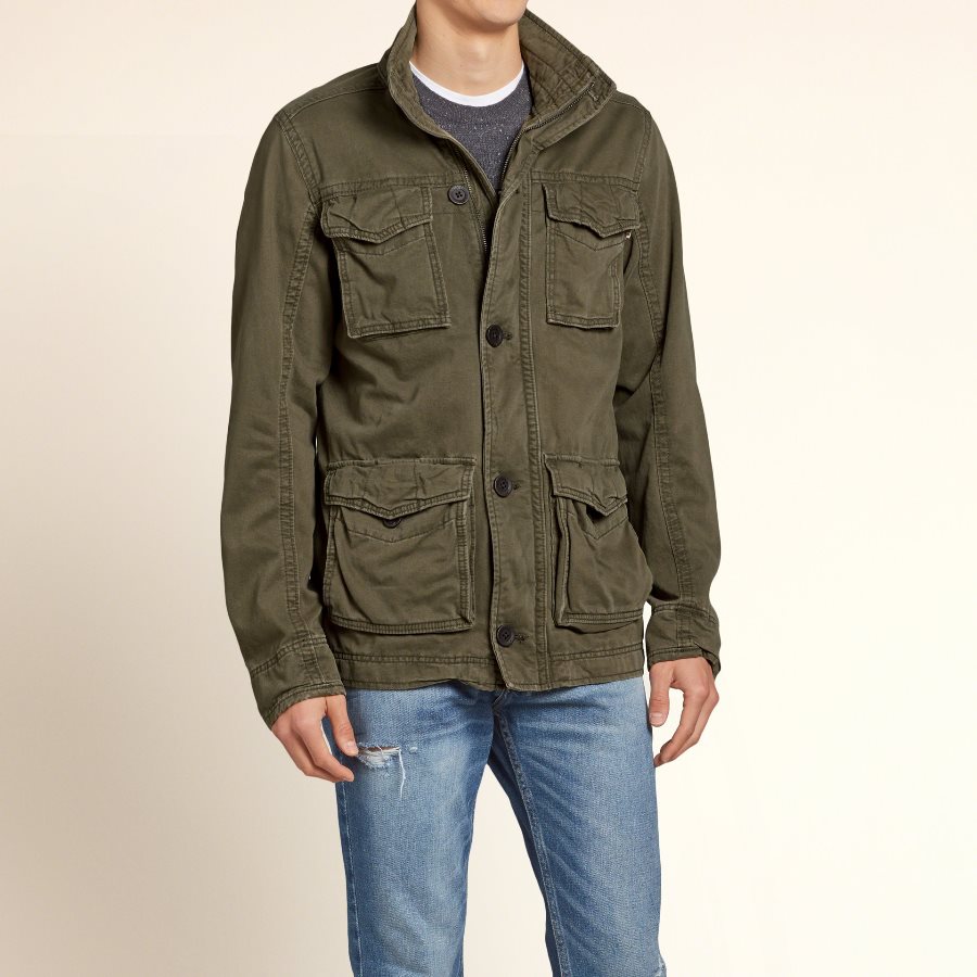 楽天市場】ホリスター ミリタリー ジャケット メンズ 332-328-0476-035