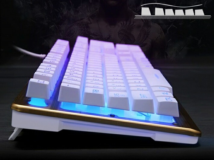 楽天市場】ゲーミングキーボード メカニカルキーボード 青軸 ゲーム