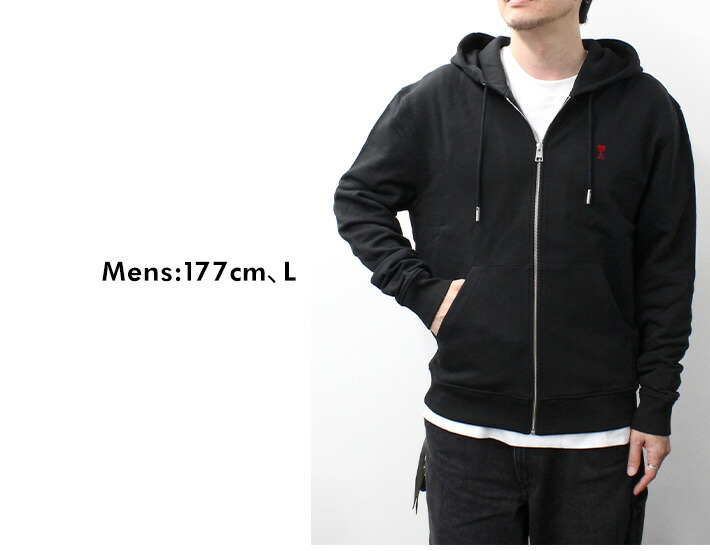 楽天市場】AMI PARIS アミ パリス ループバック オーガニックコットン