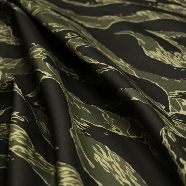 楽天市場】日本製 コットン チノクロス ウエポンタイガーカモプリント