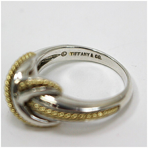 楽天市場】ティファニー シグネチャー リング 14号 コンビ シルバー925
