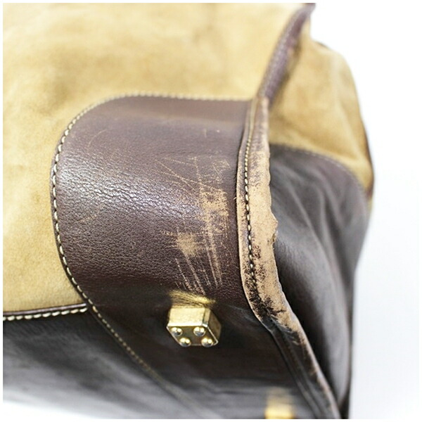 楽天市場】ロエベ アナグラム アマソナ50 ボストンバッグ スエード