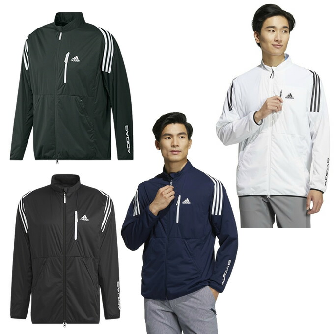 楽天市場】アディダス ゴルフウェア ブルゾン メンズ スリーストライプ