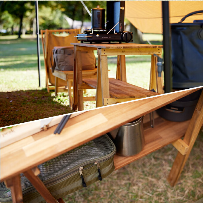 楽天市場】キッチンテーブル アカシアキッチンラックLOW ロースタイル