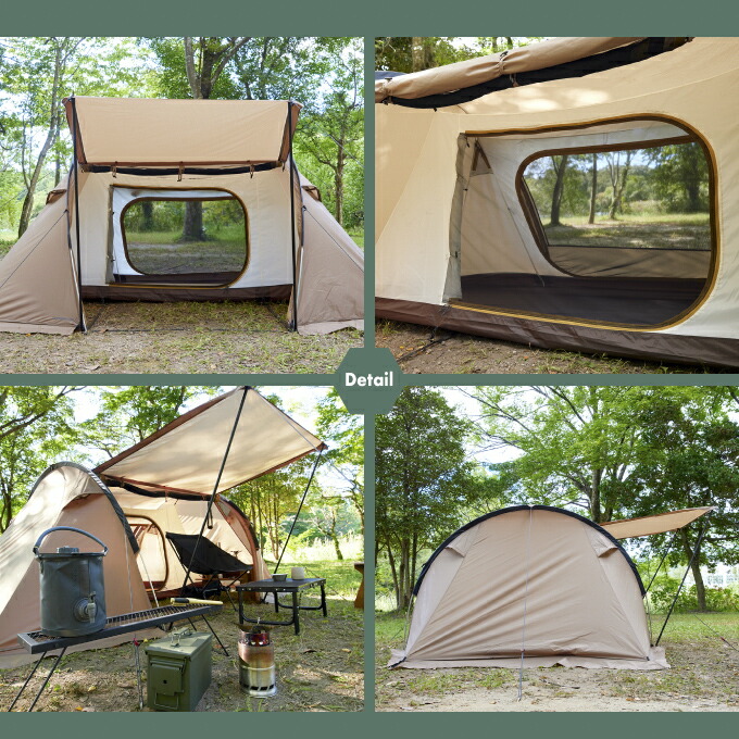 楽天市場】テント 2ルームテント ツインアーチソロテント 1人～2人用
