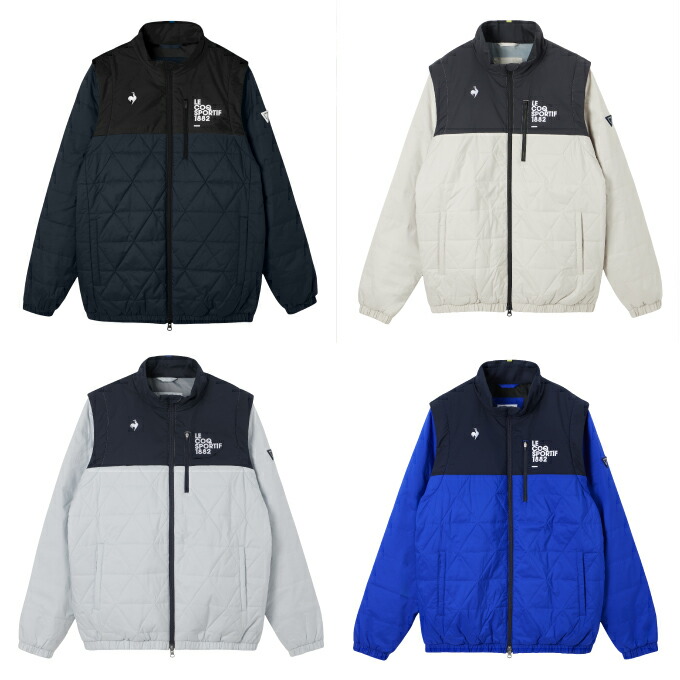 楽天市場】ルコック ゴルフ ヒートナビ 中綿 2way ブルゾンの通販