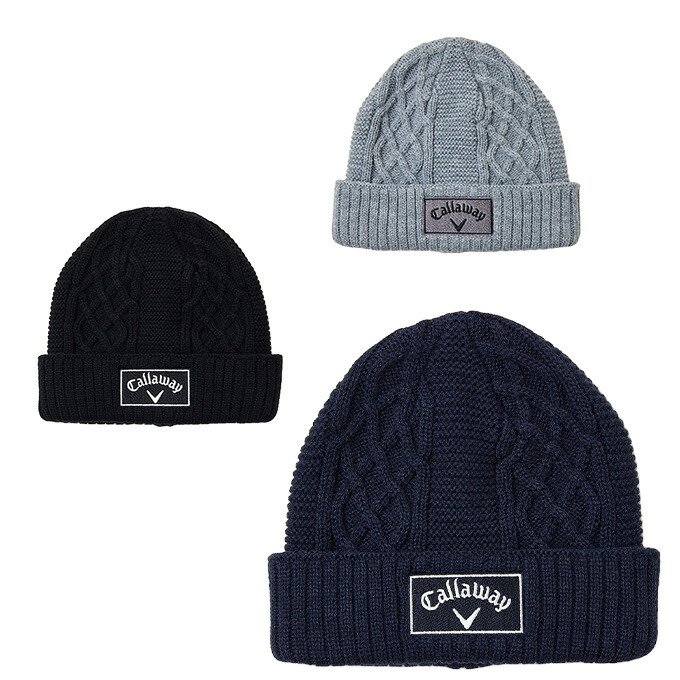 楽天市場】キャロウェイ ゴルフ ニット帽 メンズ ビーニー C24291122