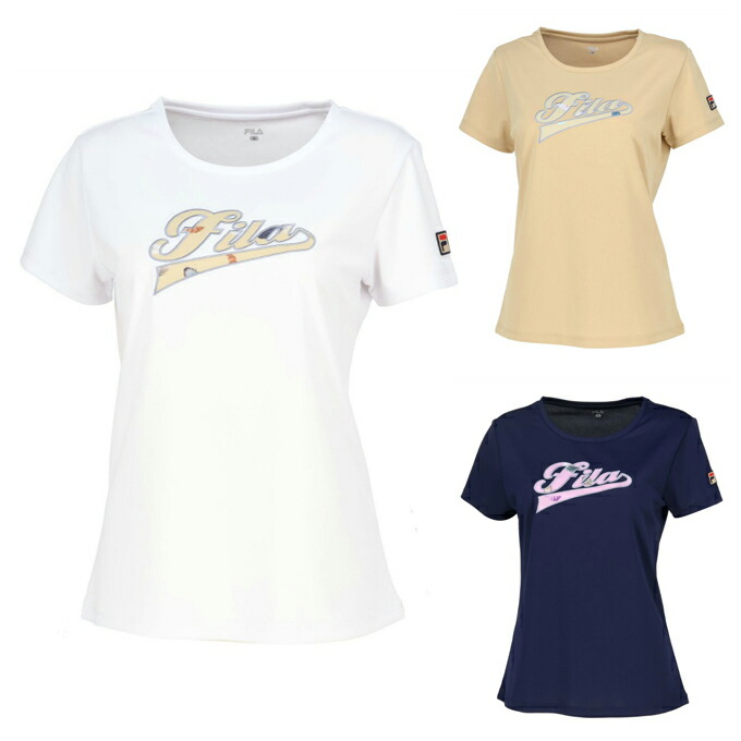 楽天市場】フィラ FILA テニスウェア Tシャツ 半袖 レディース