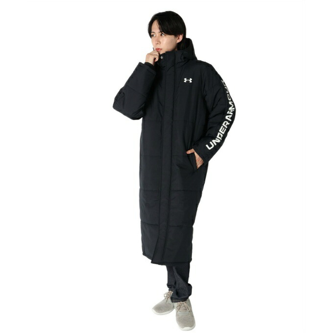 楽天市場】アンダーアーマー ベンチコート 中綿 メンズ UAロゴ ロング