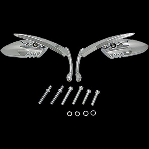 楽天市場】クリアキン ティアドロップミラー クロームの通販