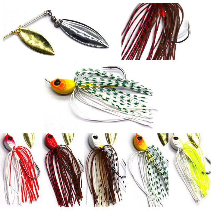 楽天市場】スピナーベイト 5色セット 17g 3/5oz 釣り 釣具 : Hitaste Japan