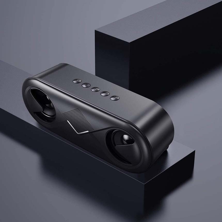 楽天市場】bluetooth5.0 スピーカー ワイヤレススピーカー マイク搭載