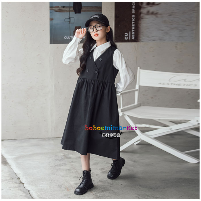 楽天市場】入学式 卒業式 ジャンパースカート 女の子 ブラック