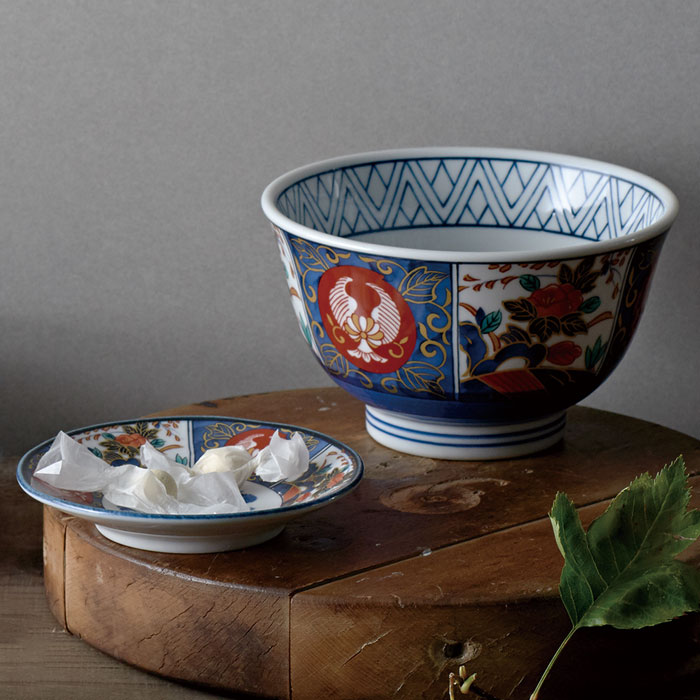 楽天市場】錦彩古伊万里美濃焼ブルーム大丼ペア径14.5cm材質：磁器