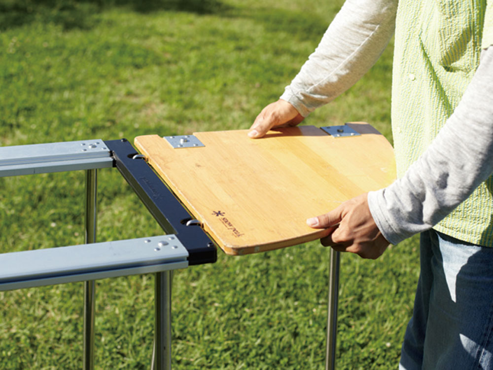 楽天市場】スノーピーク マルチファンクションテーブルコーナーL竹 CK