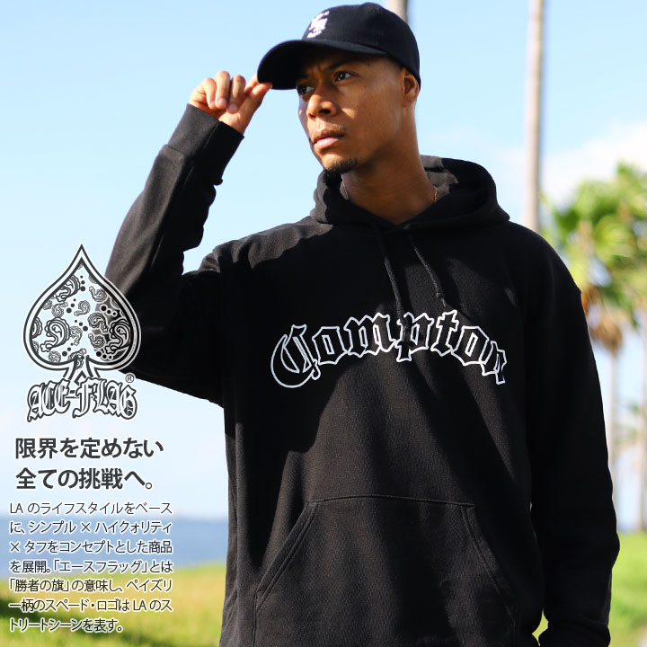 楽天市場】ACE FLAG パーカー フーディ 長袖 スウェット 裏パイル